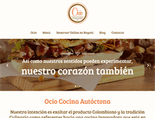 Tablet Screenshot of ociorestaurante.com